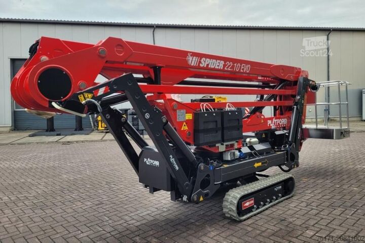 منصة عمل تلسكوبية مفصلية PLATFORM BAS SPIDER 22.10 EVO CE Declaration, Vali