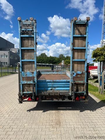 Perävaunu BLOMENRÖHR Tandem Anhänger Kipper Rampen