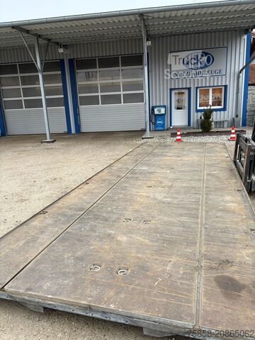 Vaihtolava-alusta Wecon verzinkte Plattform 28 Zurringe