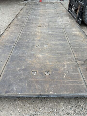 Vaihtolava-alusta Wecon verzinkte Plattform 28 Zurringe