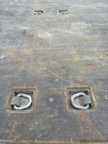 Vaihtolava-alusta Wecon verzinkte Plattform 28 Zurringe