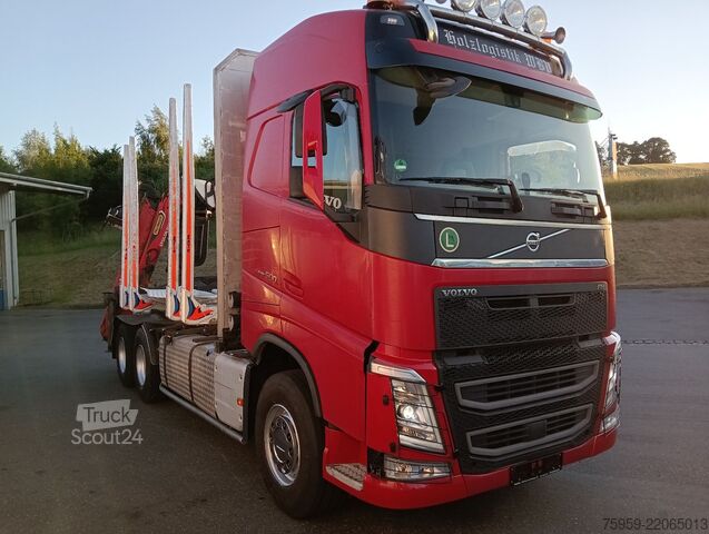 Holztransporter LKW VOLVO FH500 6x4R Globe RETARDER EPSILON M13Z FullOptio