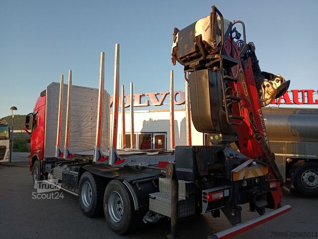 Holztransporter LKW VOLVO FH500 6x4R Globe RETARDER EPSILON M13Z FullOptio