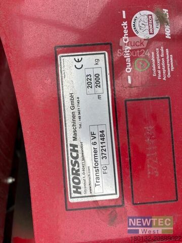 Technologie des soins infirmiers Horsch TRANSFORMER 6 VF