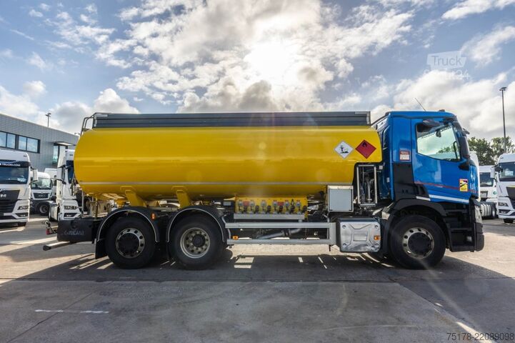 Camião cisterna RENAULT T 380 +MAGYAR 19.000L/6COMP+INTARDER