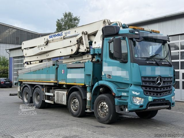 Autočerpadlo na beton MERCEDES-BENZ AROCS 3742 8x4 Euro 6 Sermac 5Z42