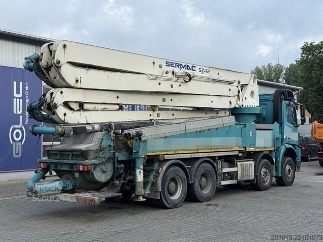 Autočerpadlo na beton MERCEDES-BENZ AROCS 3742 8x4 Euro 6 Sermac 5Z42