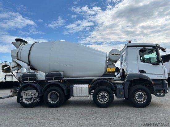 Автобетонозмішувач MERCEDES-BENZ AROCS 3743, 8X4 BETONMISCHER, EURO 6,  9M³ LIEBHERR MISCHER