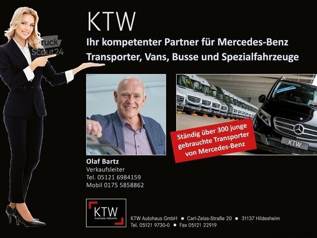 Pick-up varevogn Mercedes-Benz Sprinter 314 CDI DOKA,MBUX,Klima,Tempomat