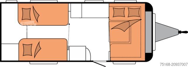 Husvagn HOBBY Prestige 560 WLU Modell 2026