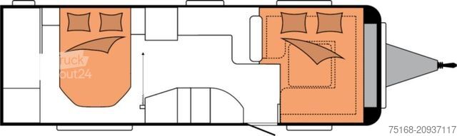 Husvagn HOBBY Prestige 720 WQC Modell 2026