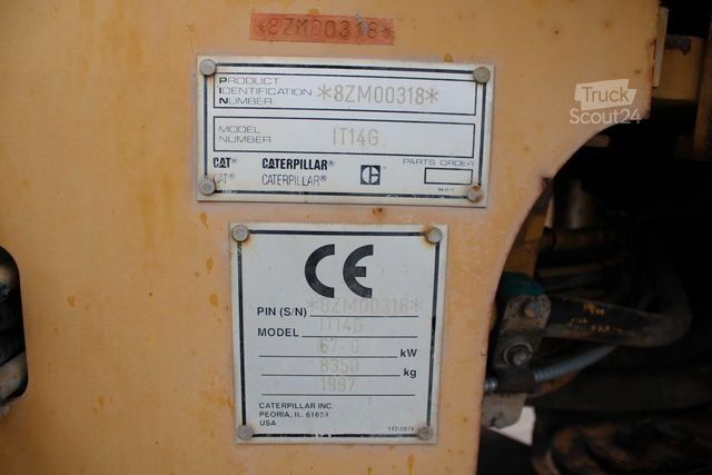 Încărcător pe roți CATERPILLAR IT14G - Nr.: 318