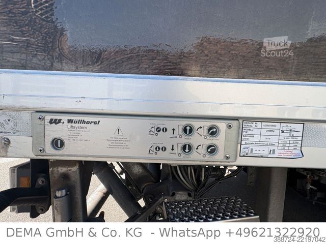 Kühlanhänger  WÜLLHORST ZA 18*Tandem*Frigoblock*LBW*SAF*TÜV*