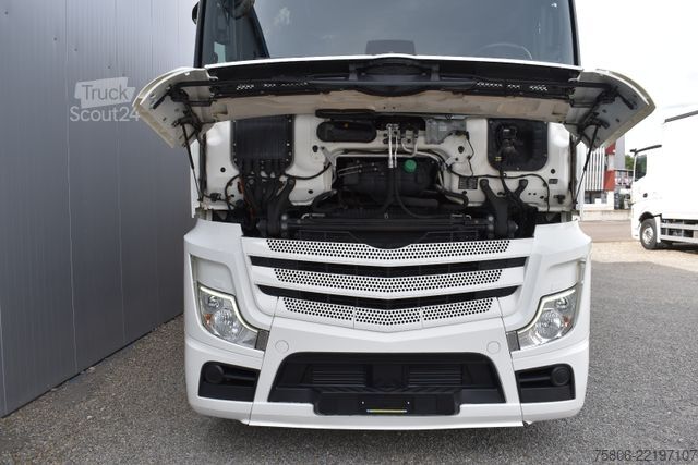 شاحنة بمسطحة ومشمع MERCEDES-BENZ Actros 1848 L E6 Retarder Edscha Curtain LBW