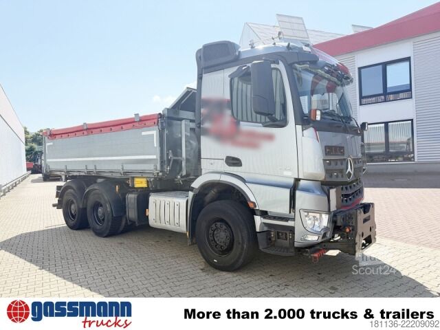 Tovornjak prekucnik Mercedes-Benz Arocs 2651 K 6x4, Retarder, Widi, Alu-Bordwände,