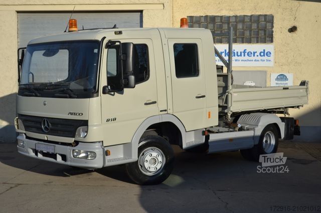 Dreiseitenkipper MERCEDES-BENZ Atego 818 Kipper 1.Hand 146tkm Dreiseitenkipper