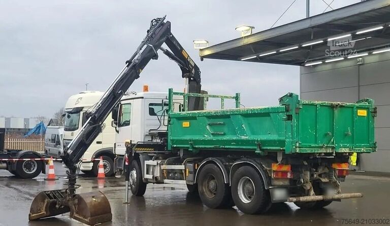 Tornkran Mercedes-Benz Actros 2646 K 6x4 Actros 2646 K 6x4, Kran, Retarder, beidseitig Bordmatik, Hiab 122BS-2 HiDuo, Funk