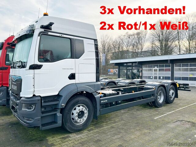 Lastbilchassi MAN TGS 26.480 6x2-4 BL CH TGS 26.480 6x2-4 BL CH, Lenk-/Lift, OptiView, LED, Navi, Motorabtrieb