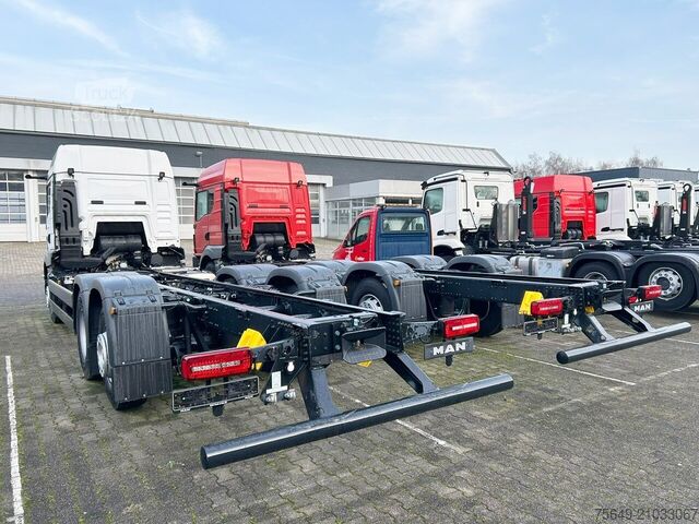 Lastbilchassi MAN TGS 26.480 6x2-4 BL CH TGS 26.480 6x2-4 BL CH, Lenk-/Lift, OptiView, LED, Navi, Motorabtrieb