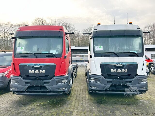 Lastbilchassi MAN TGS 26.480 6x2-4 BL CH TGS 26.480 6x2-4 BL CH, Lenk-/Lift, OptiView, LED, Navi, Motorabtrieb