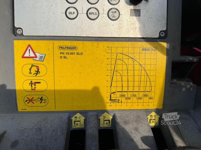 Kule vinci Mercedes-Benz Arocs 2545 L 6x4 HAD Arocs 2545 L 6x4 HAD, Kran Palfinger PK19.001 SLD5, Retarder, Bordmatik, Lenk-/Lift, Funk