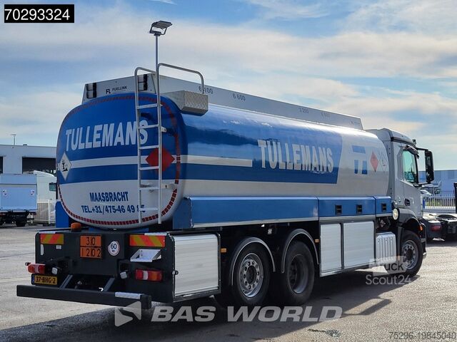 Brandstoftankwagen Mercedes Antos 2836 6X2 NL-Truck 24000 LTR Lift-Steering...