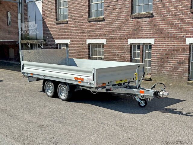 Benne basculante trilatérale Vezeko JUKI 35.3 | STAHLBLECHBODEN 350X185X35CM 3500KG MULTIDREISEITENKIPPER