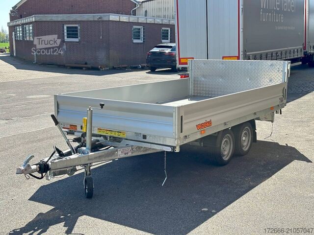 Benne basculante trilatérale Vezeko JUKI 35.3 | STAHLBLECHBODEN 350X185X35CM 3500KG MULTIDREISEITENKIPPER