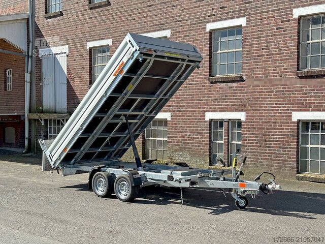 Benne basculante trilatérale Vezeko JUKI 35.3 | STAHLBLECHBODEN 350X185X35CM 3500KG MULTIDREISEITENKIPPER