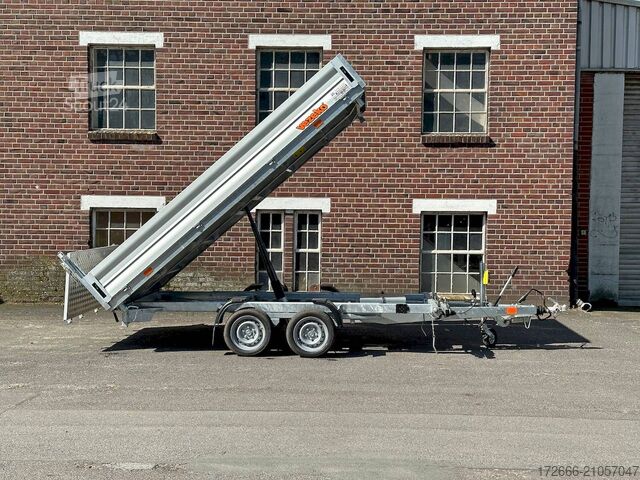 Benne basculante trilatérale Vezeko JUKI 35.3 | STAHLBLECHBODEN 350X185X35CM 3500KG MULTIDREISEITENKIPPER