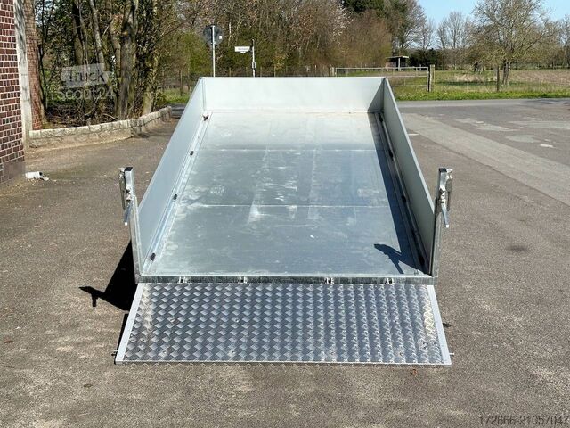 Benne basculante trilatérale Vezeko JUKI 35.3 | STAHLBLECHBODEN 350X185X35CM 3500KG MULTIDREISEITENKIPPER