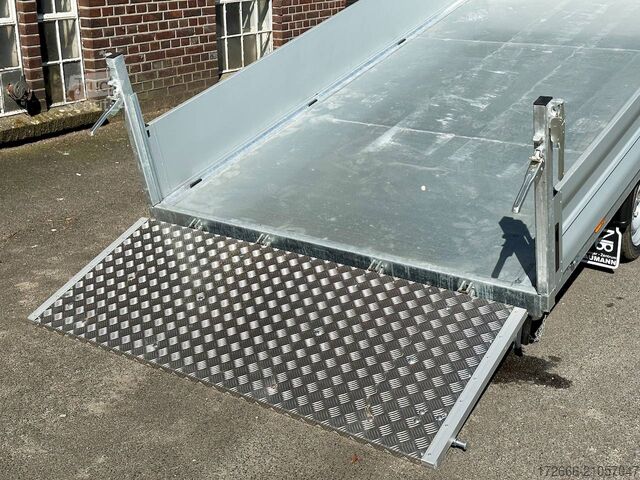 Benne basculante trilatérale Vezeko JUKI 35.3 | STAHLBLECHBODEN 350X185X35CM 3500KG MULTIDREISEITENKIPPER