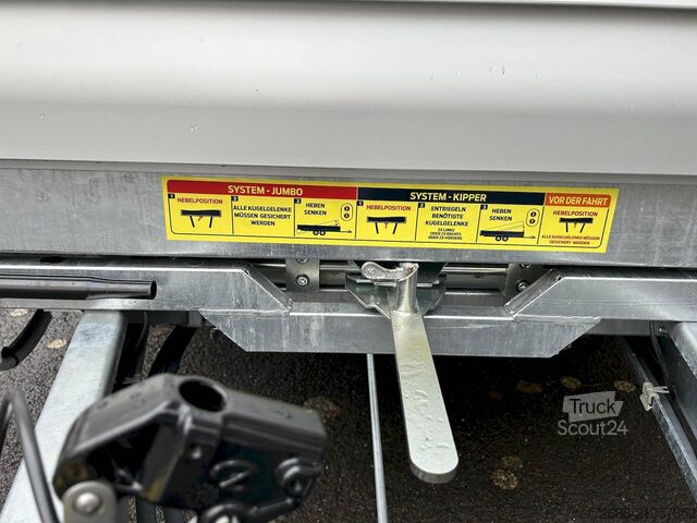 Driezijdige kipper Vezeko JUKI 35.4 | STAHLBLECHBODEN 400X210X35CM 3500KG MULTIDREISEITENKIPPER