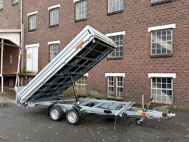 Driezijdige kipper Vezeko JUKI 35.4 | STAHLBLECHBODEN 400X210X35CM 3500KG MULTIDREISEITENKIPPER