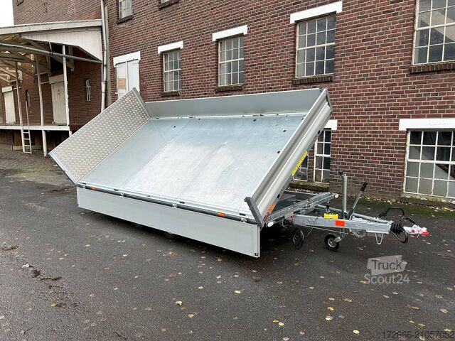 Driezijdige kipper Vezeko JUKI 35.4 | STAHLBLECHBODEN 400X210X35CM 3500KG MULTIDREISEITENKIPPER