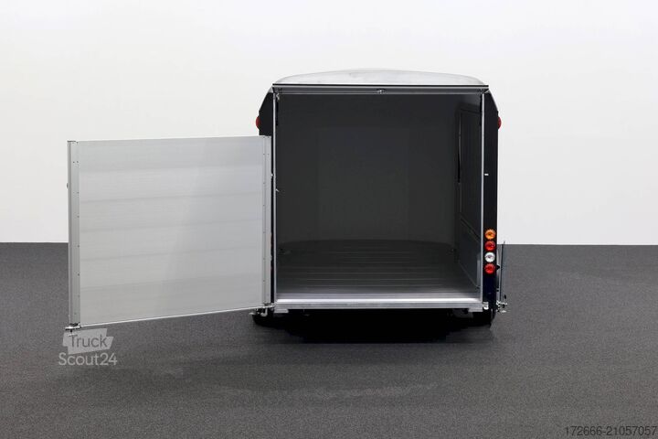 Remorque à caisse Debon C800 ALU ROADSTER SCHWARZ +SEITENKLAPPE +SEITENTÜR
