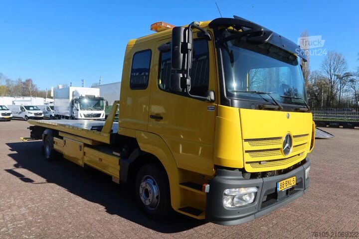Bestelwagen autodrager Mercedes-Benz Atego 1221 L Takelwagen 6 Persoons