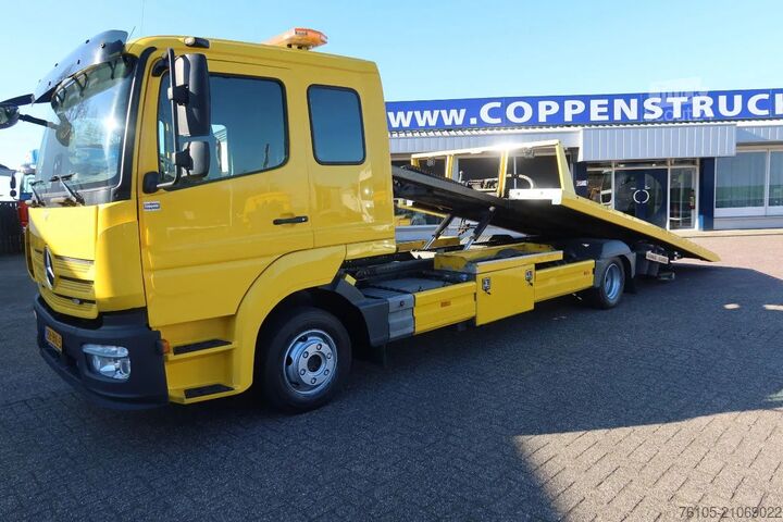 Bestelwagen autodrager Mercedes-Benz Atego 1221 L Takelwagen 6 Persoons