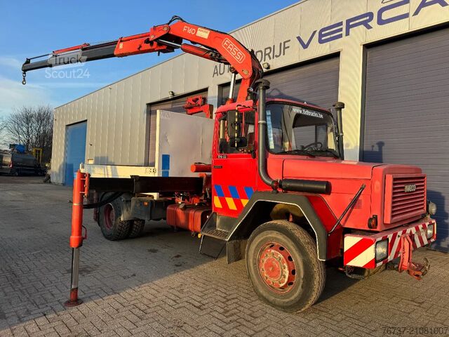 Crane truck Iveco 170-23 **4X4-ONLY 56000KM-BELGIAN TRUCK**
