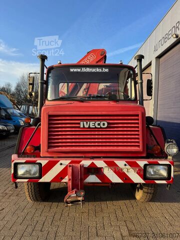 Crane truck Iveco 170-23 **4X4-ONLY 56000KM-BELGIAN TRUCK**