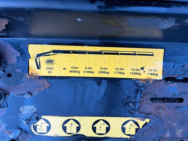 Krokarmssystem Volvo FM 450 6x2*4 HMF 2420 K5 / PALIFT L=4750 mm