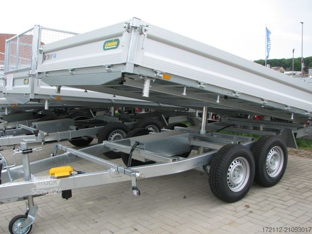 Three-way tipper trailer UNSINN FZ-TECHNIK Dreiseitenkipper 3500kg 4,26 x 2,04, elektrisch