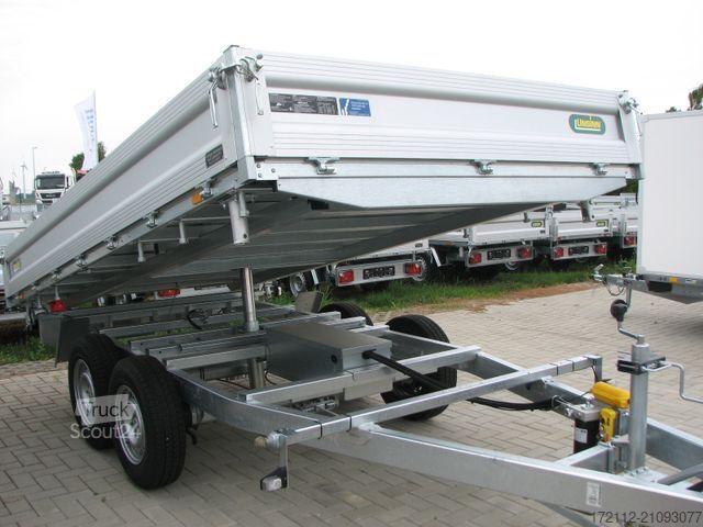Three-way tipper trailer UNSINN FZ-TECHNIK Dreiseitenkipper 3500kg 3,06 x 1,75, elektrisch