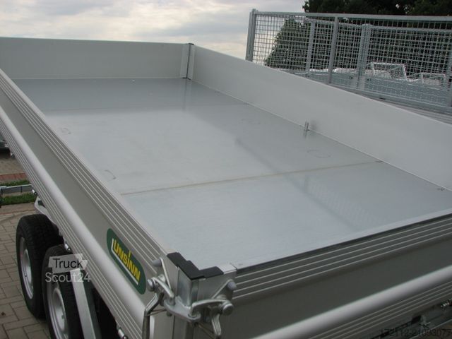 Three-way tipper trailer UNSINN FZ-TECHNIK Dreiseitenkipper 3500kg 3,06 x 1,75, elektrisch