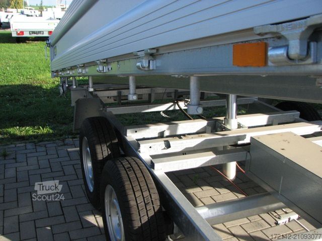 Three-way tipper trailer UNSINN FZ-TECHNIK Dreiseitenkipper 3500kg 3,06 x 1,75, elektrisch