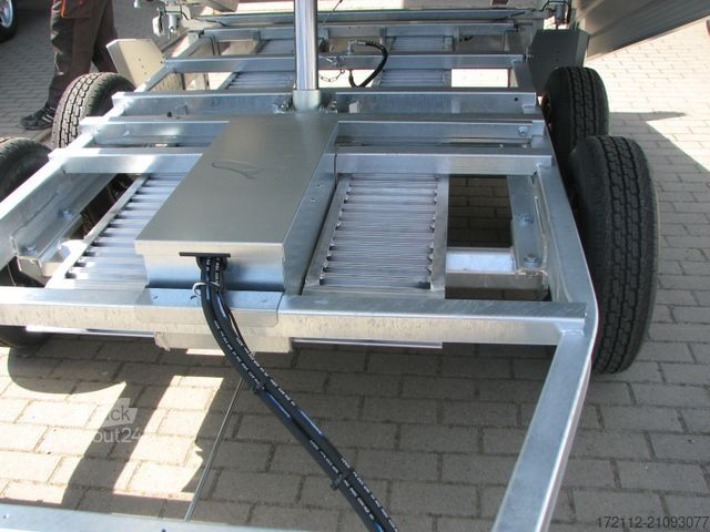 Three-way tipper trailer UNSINN FZ-TECHNIK Dreiseitenkipper 3500kg 3,06 x 1,75, elektrisch