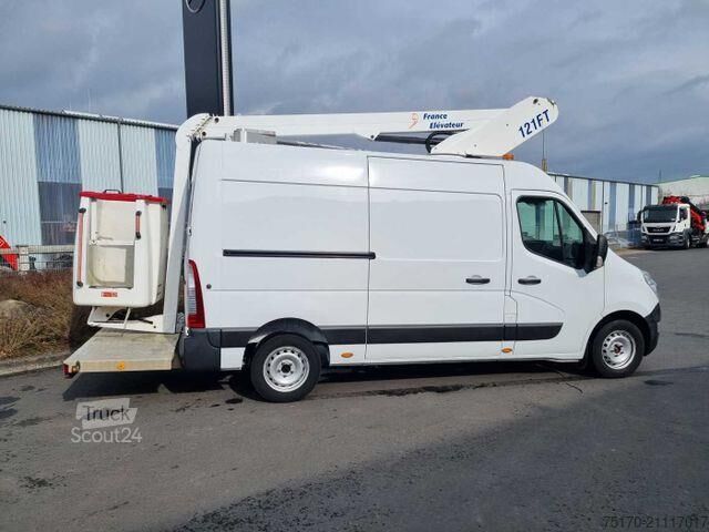 ανυψωτική πλατφόρμα τοποθετημένη σε φορτηγό Renault Master 2.3 dCi / France Elevateur 121FT, 12m