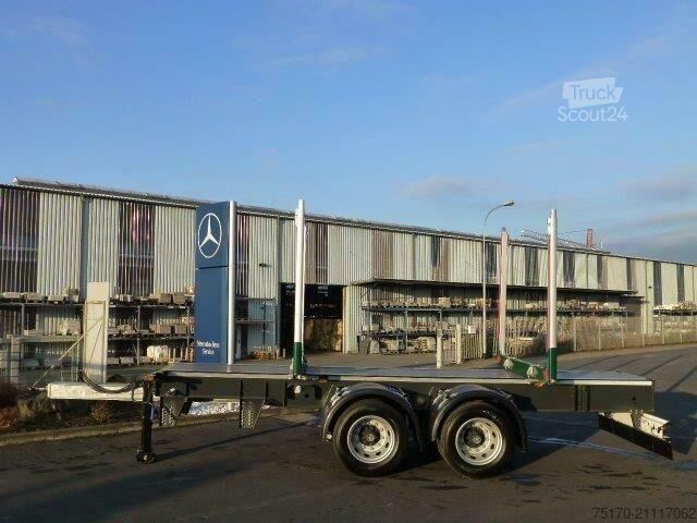 Transporteur de bois Ebert KHZA 18 Tandem-Kurzholz-Anhänger NEU