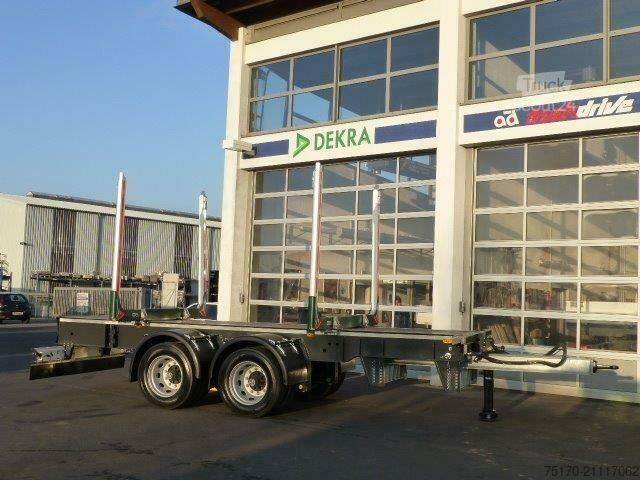 Transporteur de bois Ebert KHZA 18 Tandem-Kurzholz-Anhänger NEU