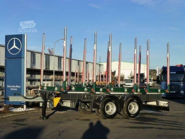 Transporteur de bois Ebert KHZA 18 Tandem-Kurzholz-Anhänger NEU